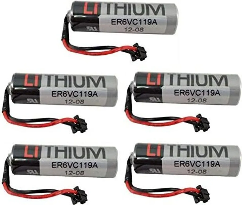 Pack 5 Batteries de Sauvegarde Toshiba ER6V ER6VC119A Lithium 3,6V