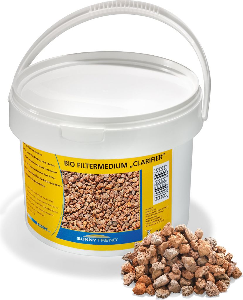 esotec  Filtermedium poröse Struktur natürliches Produktbild 