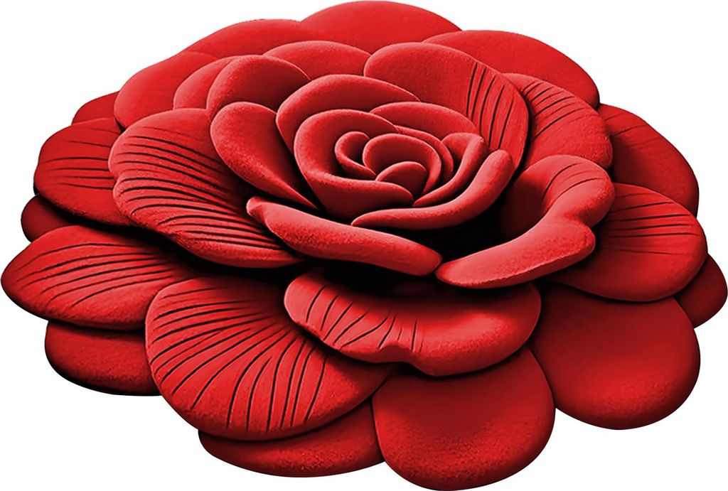 Pfingstrosenblumen-Teppich, 3D-visuelle Blume, rutschfeste Bodenmatte, saugfähige Badezimmermatte für die Dekoration des Wohnzimmers im Hauseinga...