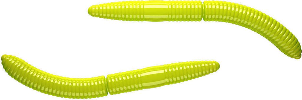Libra Lures Fatty DWorm 65 Gummiwurm schwimmend Apple Green Knoblauch