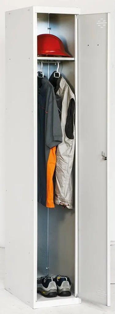Casier Métallique 1 Porte Simon Rack Démontable - Vestiaire Compact Gris