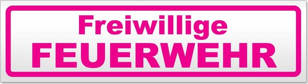 Freiwillige Feuerwehr Magnetschild Schild magnetisch
