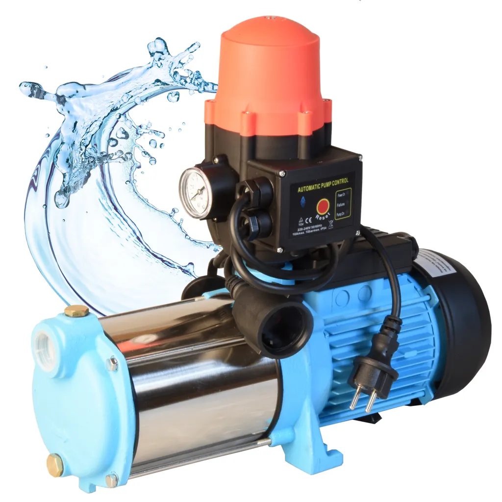 Pompe MH 1300W avec Pressostat réglable - Fini la baisse de pression 55m