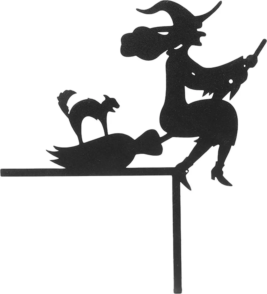 Strega e Gatto Nero: La Decorazione Halloween che i Vicini Invidieranno