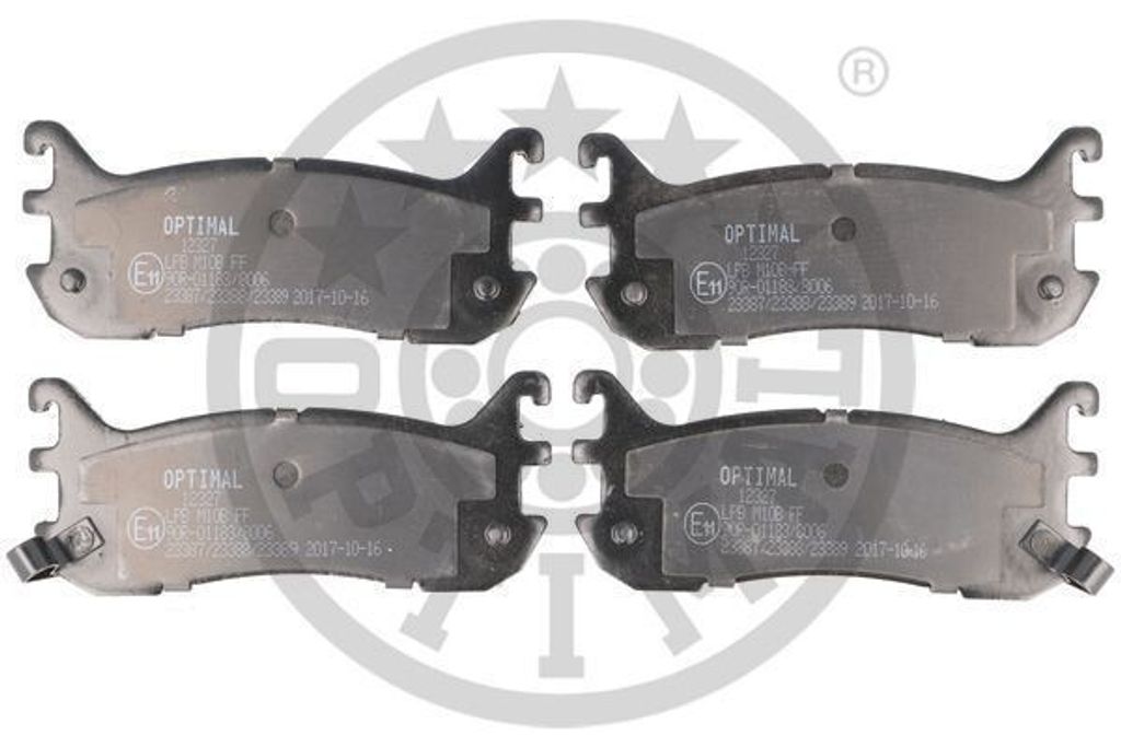 OPTIMAL Bremsbeläge Satz Hinten Bremsklötze für MAZDA MX-5 II (NB) BP-12327