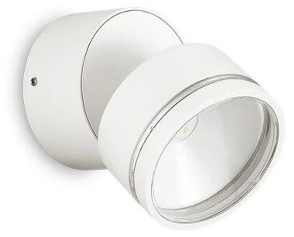 Applique Murale Ronde Omega Métal Blanc LED 7W 3000K Blanc Chaud