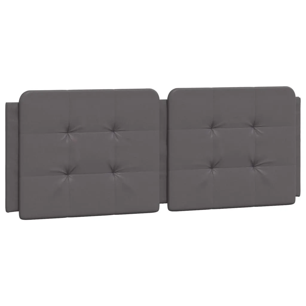 Cuscino Testiera Zadar Grigio 120cm | Testata Letto in Similpelle SYFAX