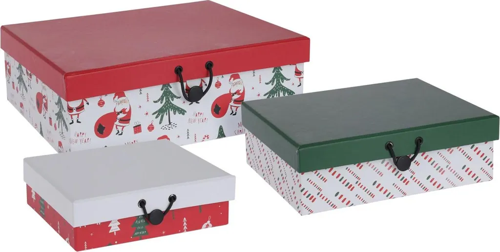 Set 3 Pezzi Regalo di Natale - La Gioia di Donare in Famiglia