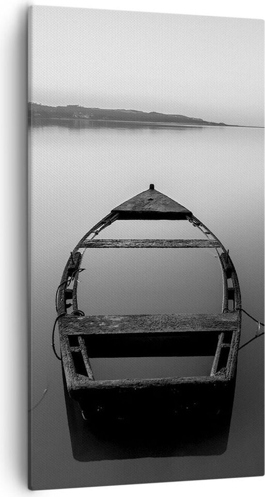 Bild auf Leinwand - Leinwandbild - Einteilig - £ódŸ Einsamkeit Leere - 55x100cm - Wand Bild - Wanddeko - Wandbilder - Leinwanddruck - Bilder - W...