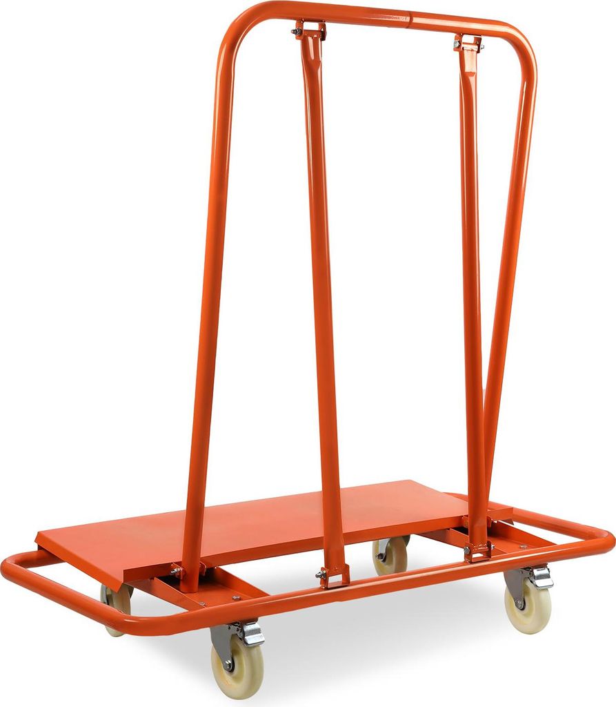 Jayseuw Plattenwagen Plattenkarren Fahrwagen Werkstattwagen 115x56x119cm bis 1000KG Transportwagen