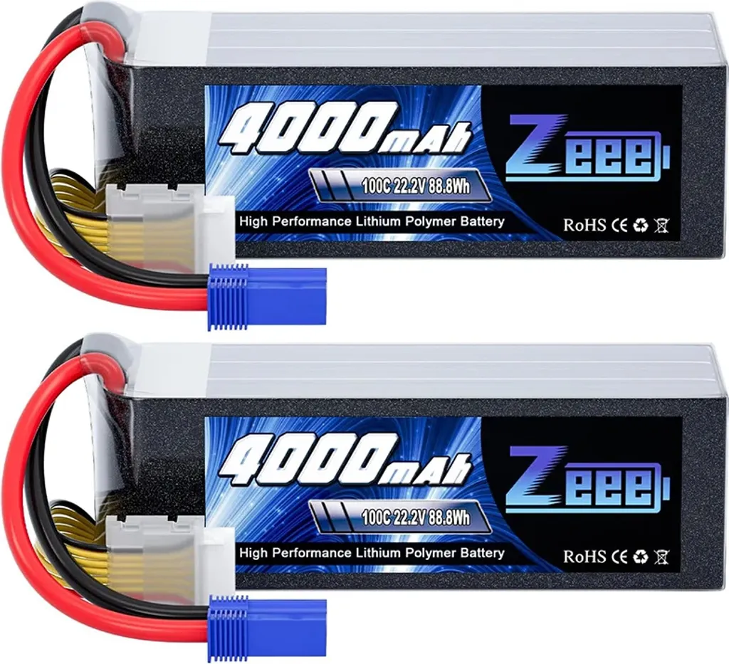 Batterie Zeee 22,2V 4000mAh 6S Lipo pour Modélisme et Compétition RC - X2