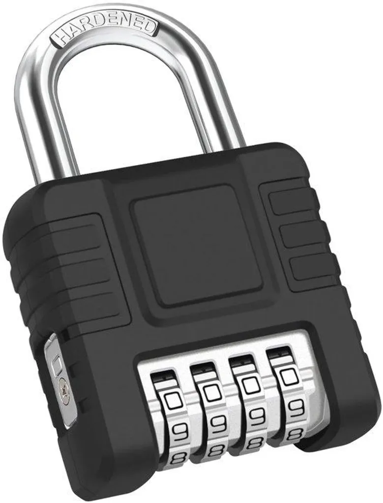 Cadenas robuste à combinaison pour cave et vestiaire sportif argent