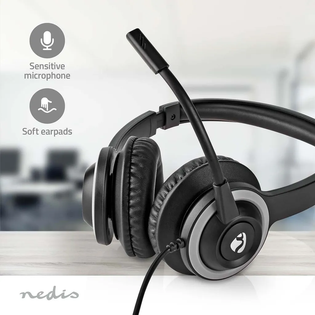 Auricolare Stereo PC USB Type-A/C - Microfono Noise Reduction - 5