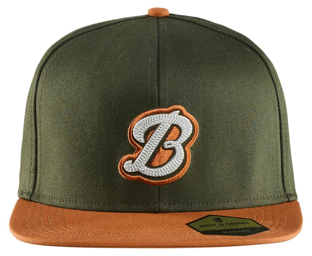 Blakläder Flatbrim Kappe 9232, Farbe:Rost/Waldgrün, Größe:Onesize