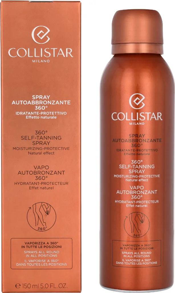 Collistar Spray Autoabbronzante 360° 150ml: Addio Macchie e Schiena Bianca - 6