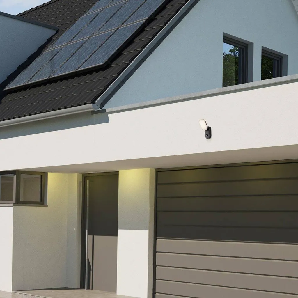 Plafonnier Extérieur LED Noir 12W IP44 Odiel Rabalux à Détecteur Intégré