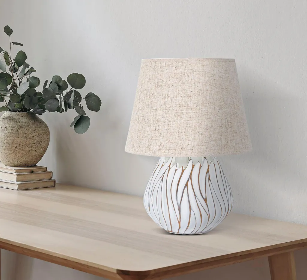 Lampe de Table Honduras E27 Mauro Ferretti : Éclairage Douceur 48 cm
