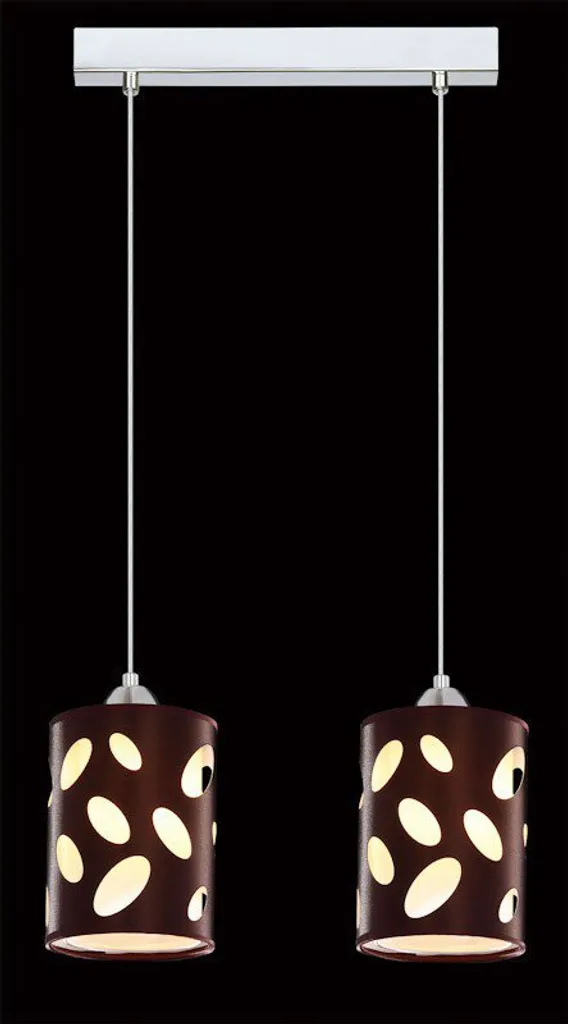 Lampada Tubo Italux MDM1824/2 Spots | 2 Luci E14 Bronzo Moderno