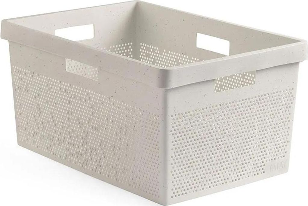 Tatay Bohol Ecohome Wäschekorb 40l Silber Silber One Size