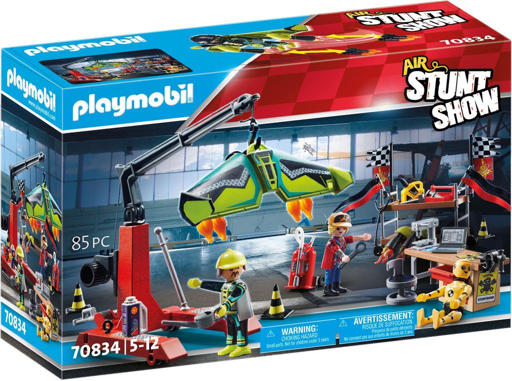 PLAYMOBIL Stuntshow 70834 Air Stuntshow Servicestation Produktbild 