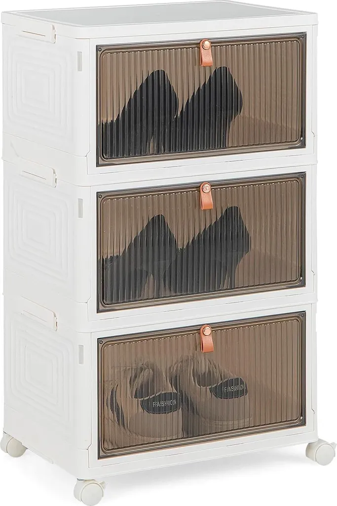 Organisateur de Maison 3 Niveaux pour Ranger Vêtements et Jouets Enfant