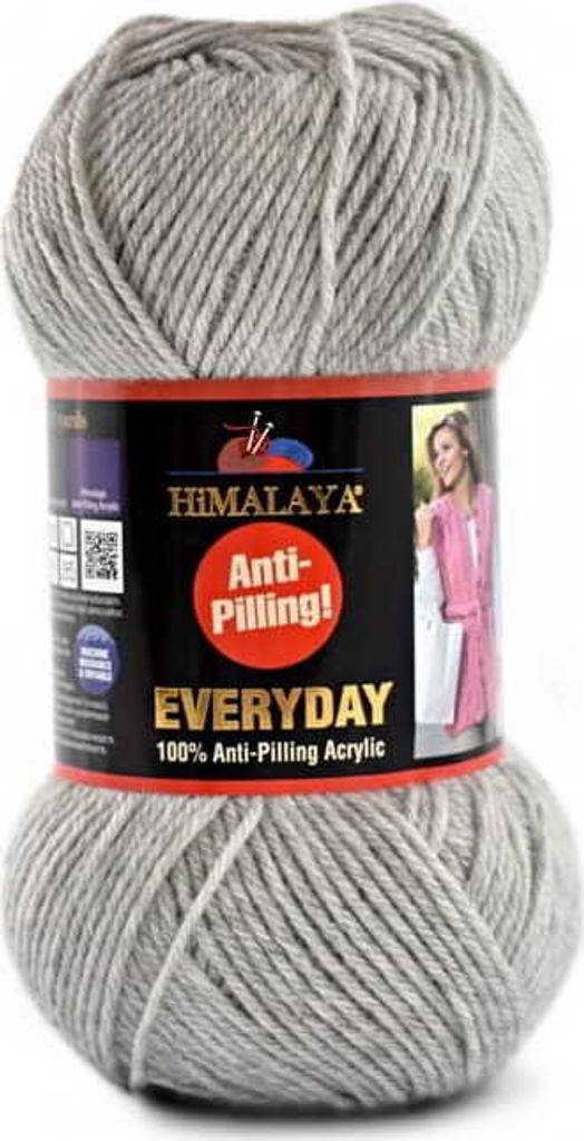 Himalaya Everyday Wolle, 100% Anti-Pilling Acryl, Hellgrau Produktbild 