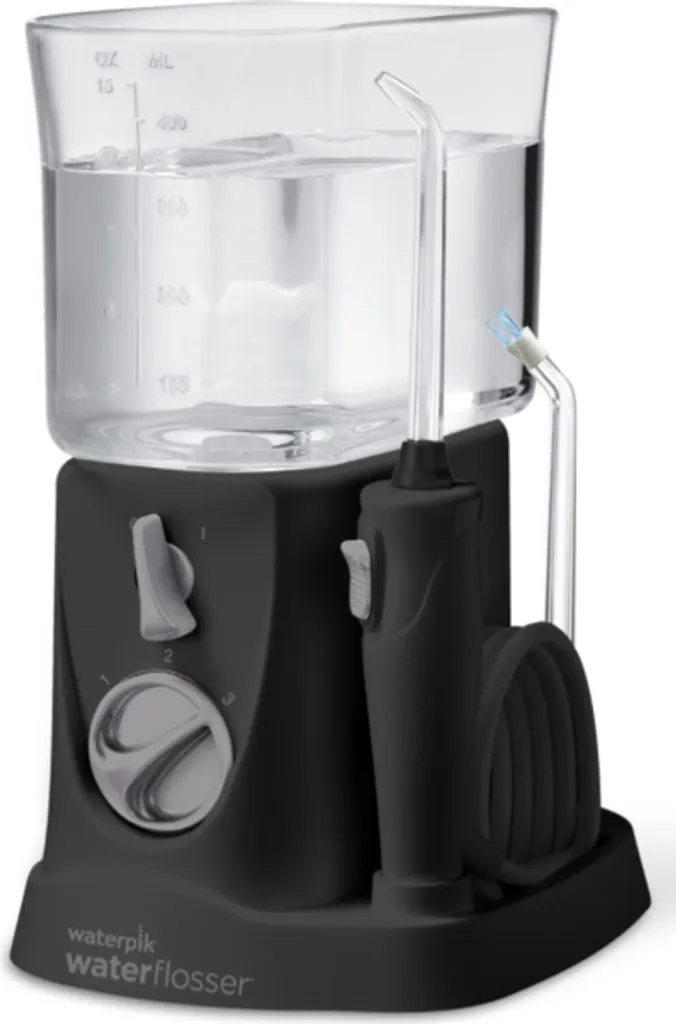 Douche buccale Waterpik WP300 Noir Traveller avec réservoir de 450 ml