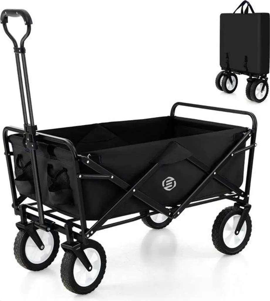 Chariot de plage pliable : ne portez plus vos sacs lourds grâce aux roues pivotantes