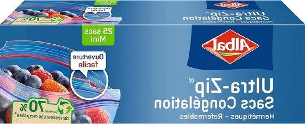 Sachets de congélation à zip 0,5L pour conservation des aliments