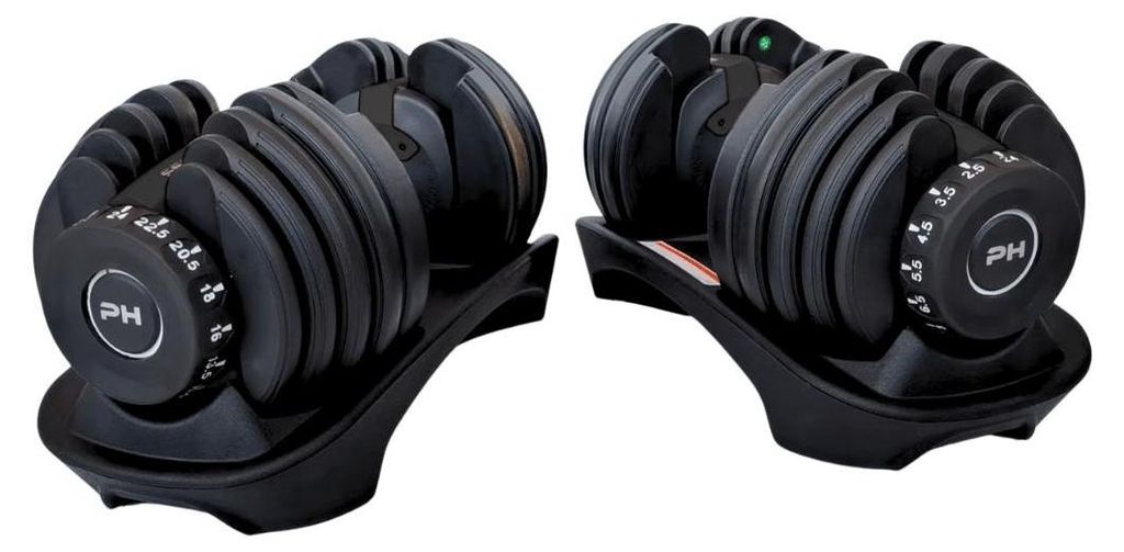 PH Fitness Verstellbare Kurzhanteln / Dumbbells 2 × 24 kg, Produktbild 
