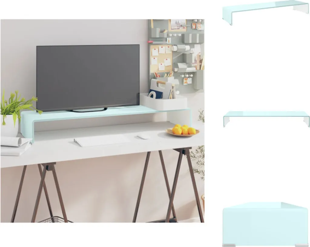 vidaXL Élément TV à Poser Vert 100x30x13 cm | Support Écran Chic