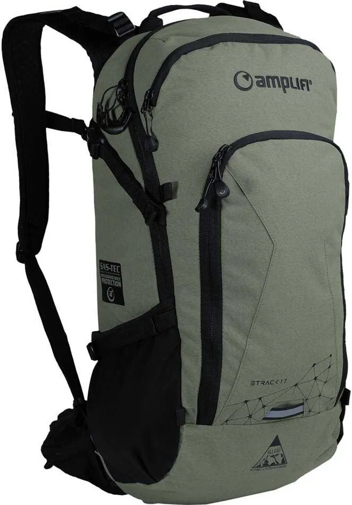 Sac à dos anti-secousse Amplifi Etrack 17 l gris stable en VTT