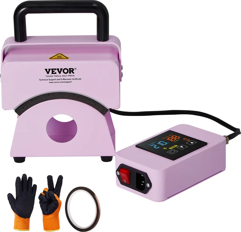 Mini Termopressa VEVOR 15x8 cm: Alta Precisione per Personalizzazioni