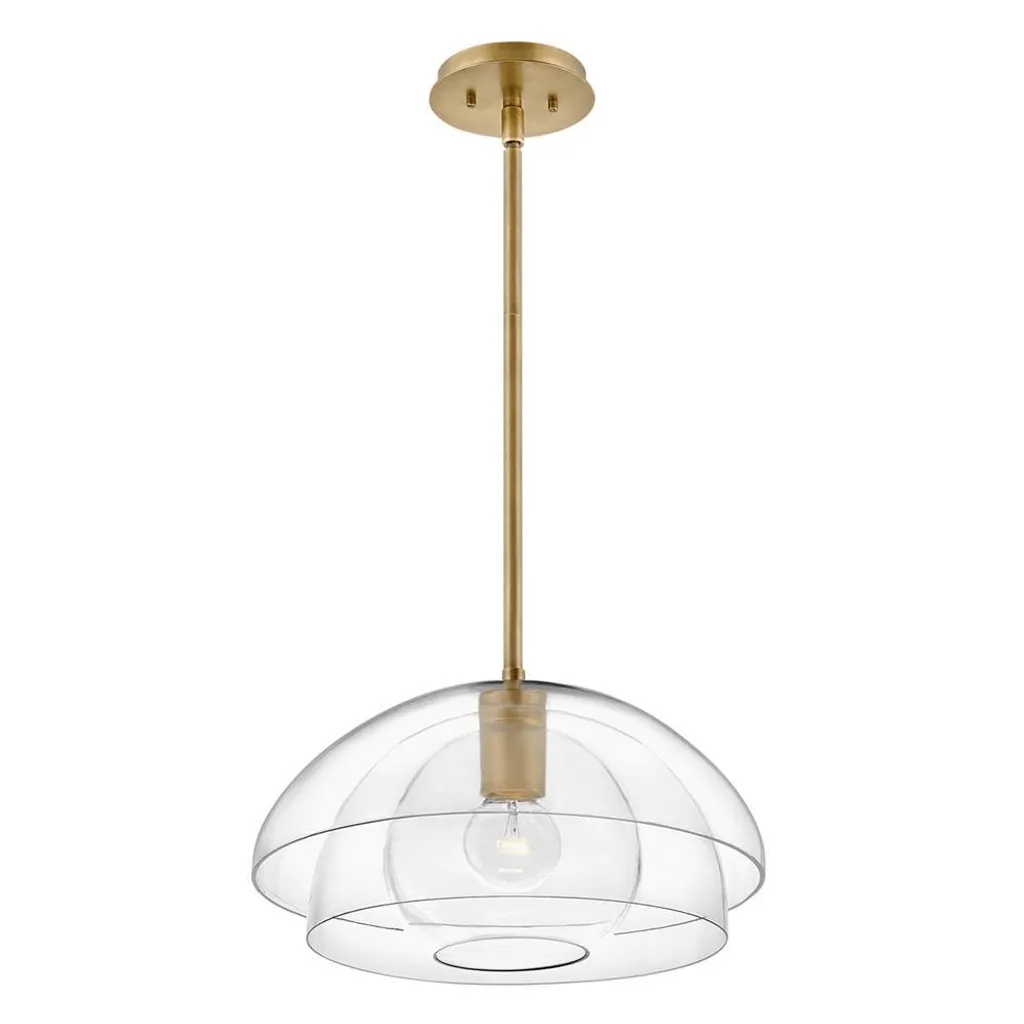 Plafonnier Lotus Quintiesse en laiton massif finition luxueuse E27