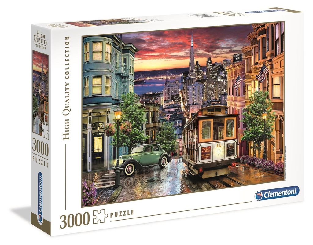 Puzzle Clementoni 3000 Pezzi - Magico San Francisco Immagine del prodotto 