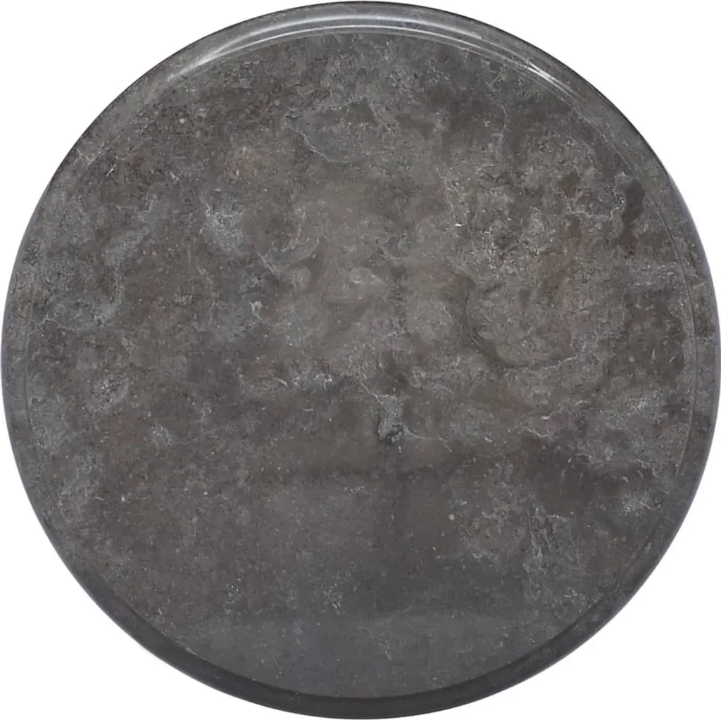 Piano Tavolo Marmo Nero Maison Exclusive Ø40 cm - Marmo Vero Top