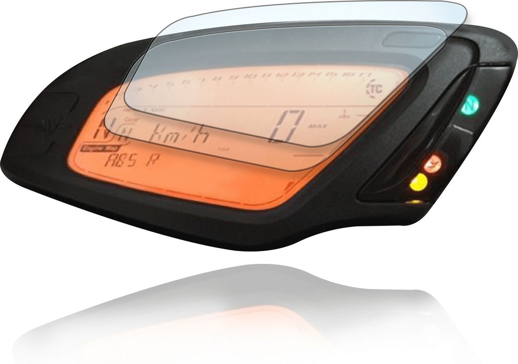 MV Agusta 675 / 800 Tachoschutzfolie Displayschutzfolie 2x Ultra Clear