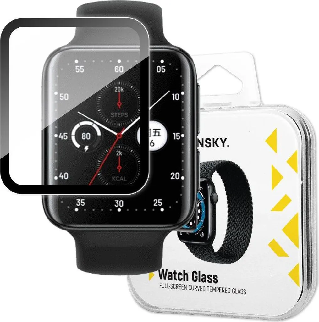 Vetro protettivo ibrido per Oppo Watch 2 46mm nero