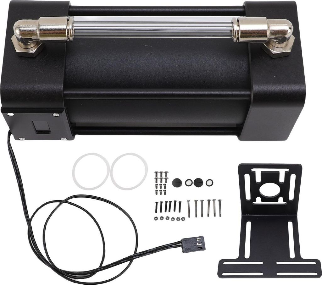 167 mm Computer-Wassertank mit externem Beobachtungsfenster BL WDX G4 G1/4 Gewinde LCD-Temperaturanzeige Kühlreservoir