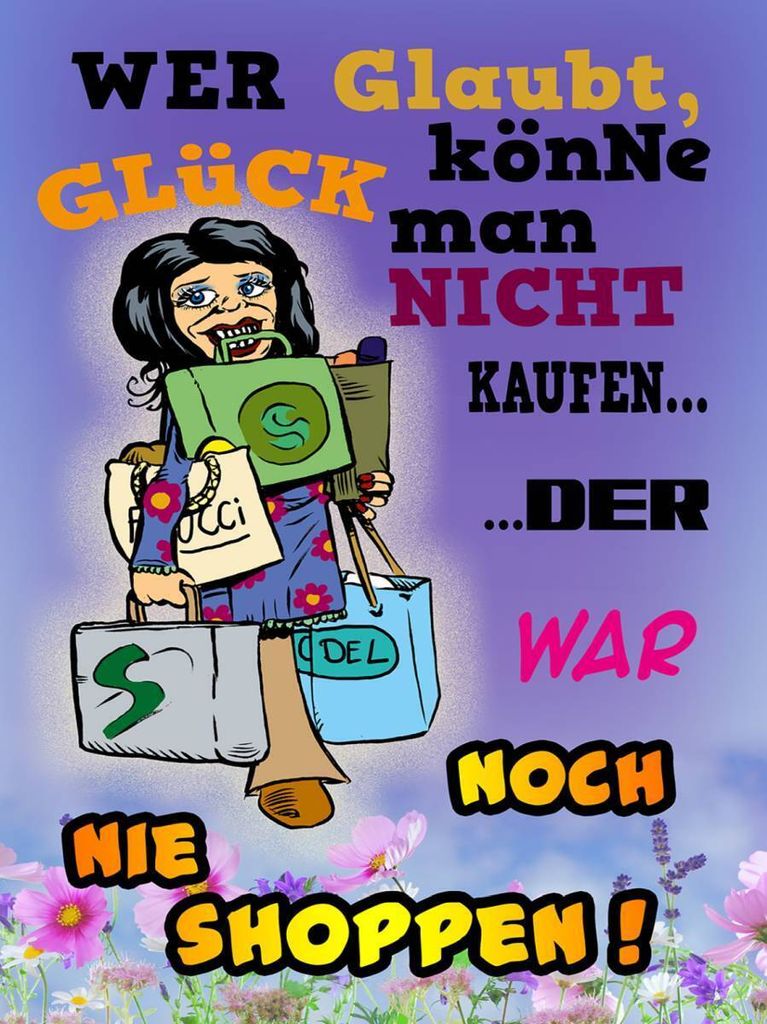 vianmo Holzschild 40x30 cm wer glaubt Glück könne man nicht