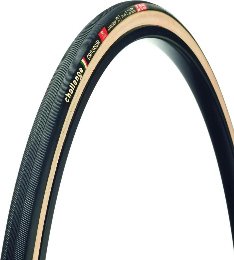 Pneu Challenge Criterium RS Tubular 25-622 Sw-Blanc pour Compétition