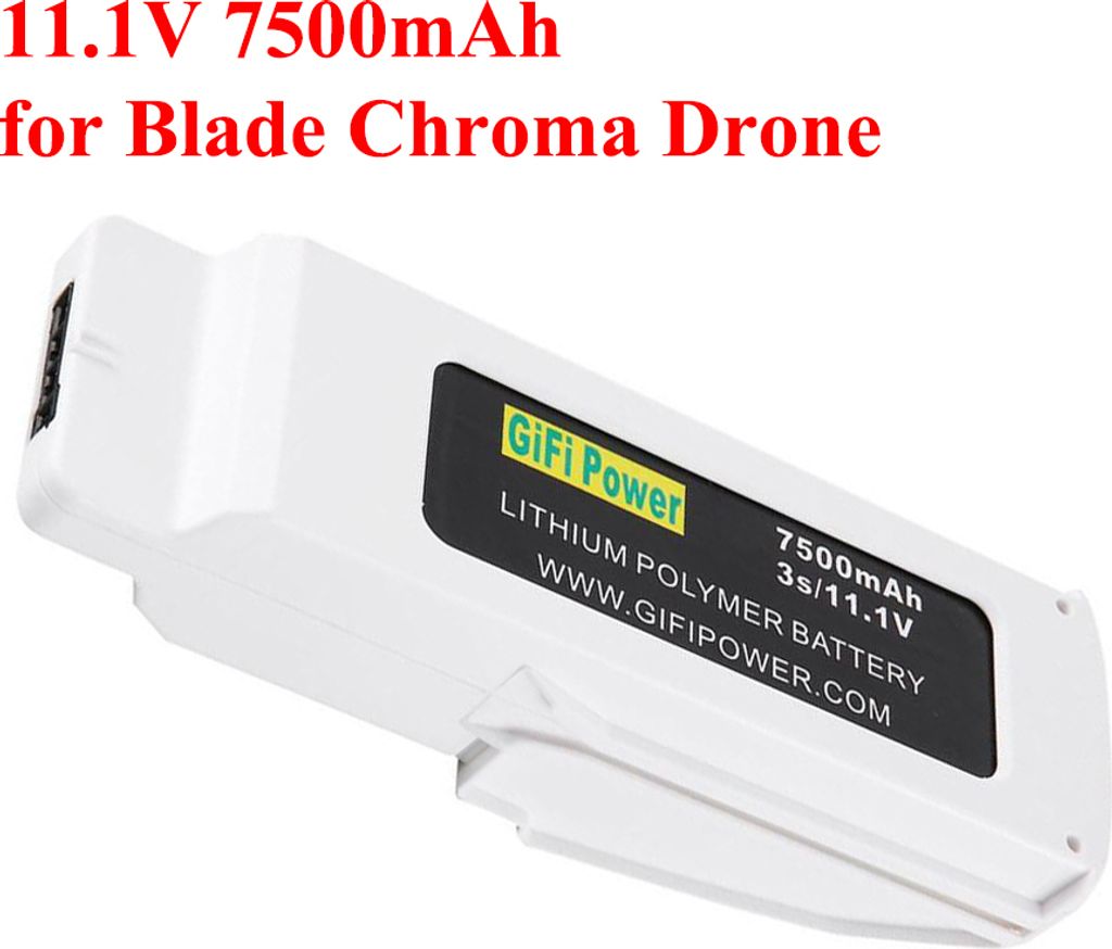 3S 11.1V 7500mAh Li-Po batterie pour Blade Chroma Drone Image du produit 