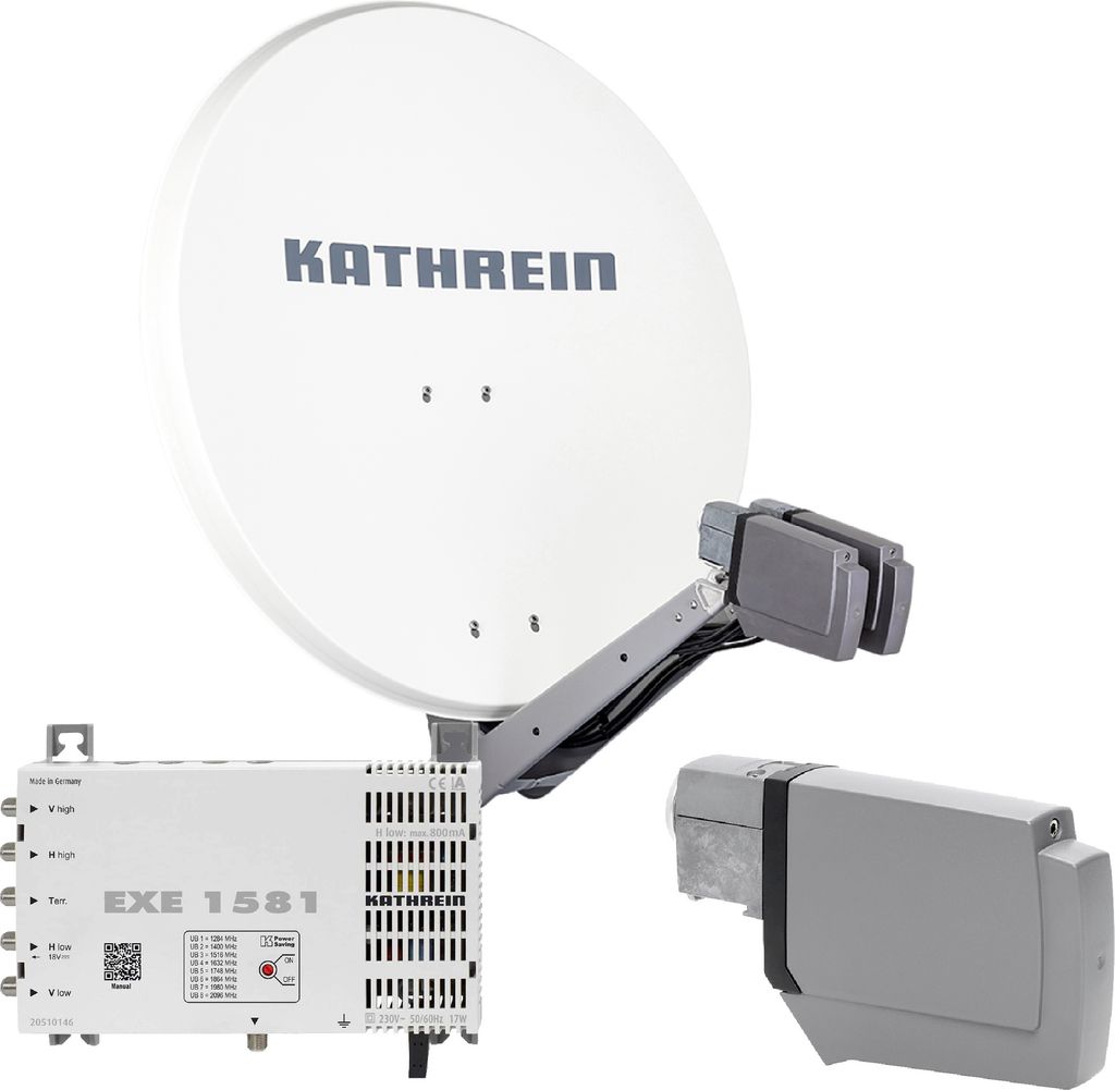 Kathrein CAS 90 ws Sat-Antenne multifeedfähig weiss - 8 Produktbild 