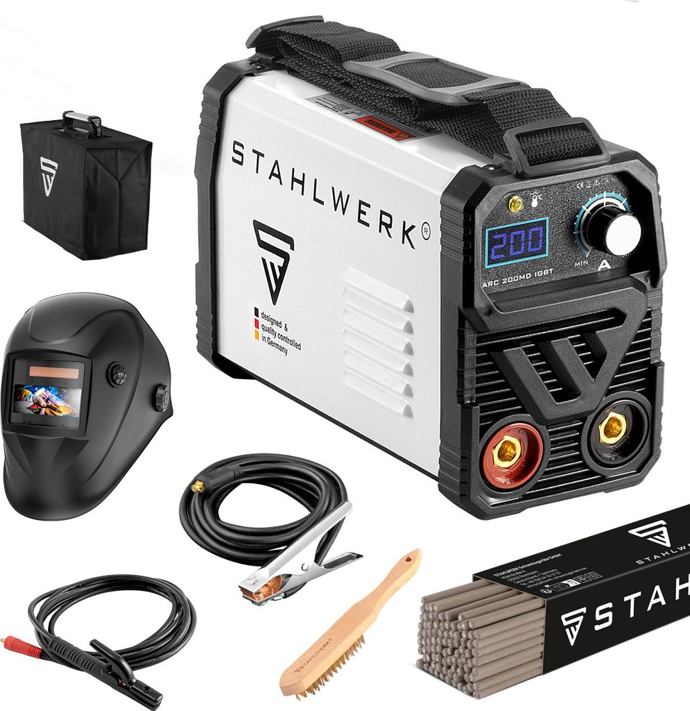 STAHLWERK Schweißgerät ARC 200 MD - DC Vollausstattung Produktbild 1