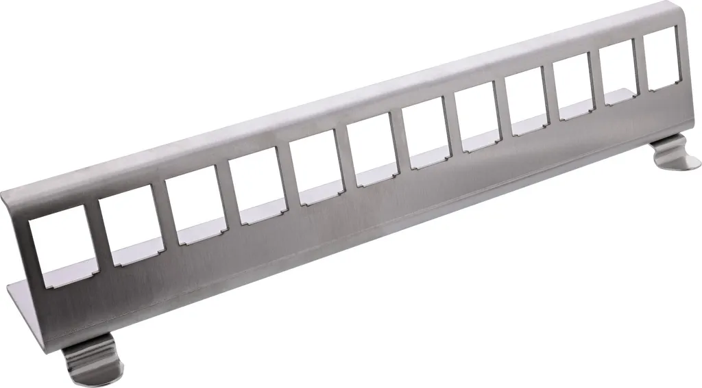 InLine Keystone Support Module Métallique 12x pour Rail DIN Profilé