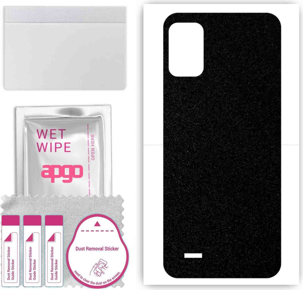 apgo Rückseite Schutzfolie, Skin, kompatibel mit Umidigi Bison X10, Hinten Displayschutzfolie aus Vinylfolie, kratzfest, einfache Montage - Mattsc...