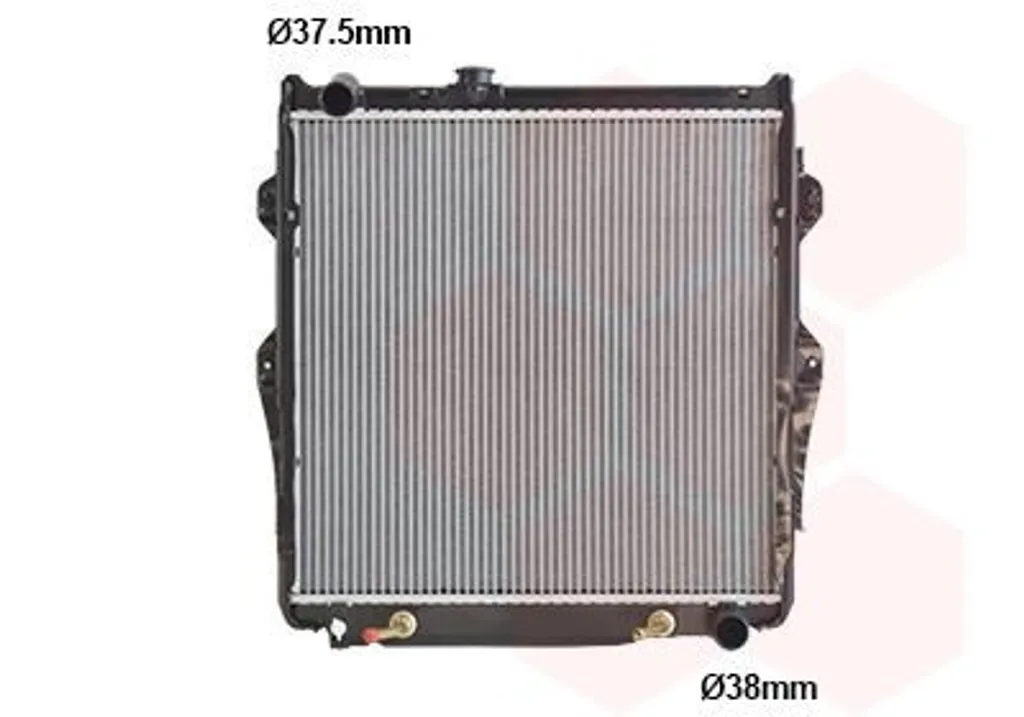 Radiateur Moteur VAN WEZEL 53012700 pour TOYOTA LAND CRUISER J7 Sèrie