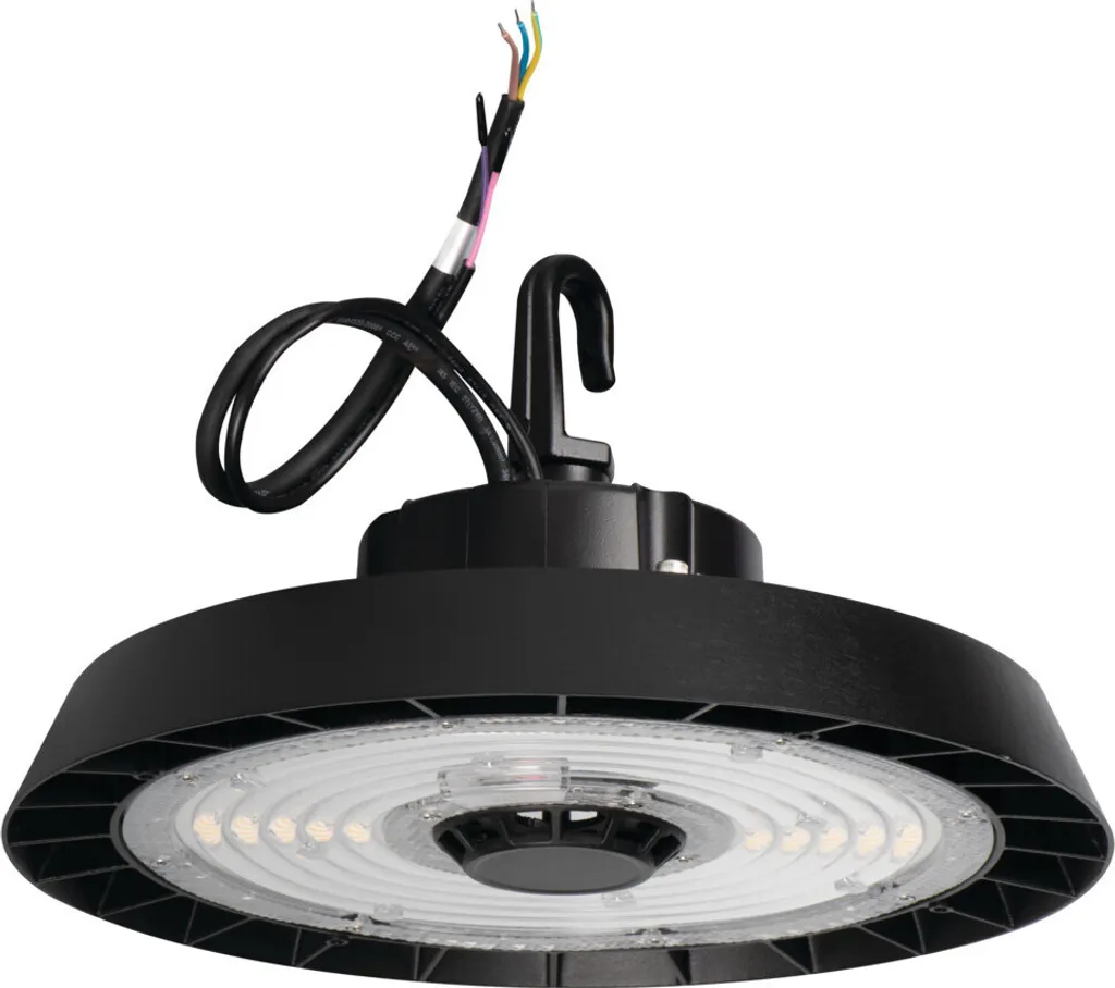 Suspension LED Industrielle HB PRO STRONG Haute Performance 200W Noir