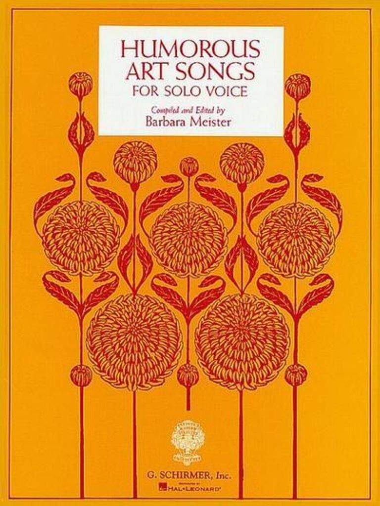 Humorous Art Songs: Voice and Piano