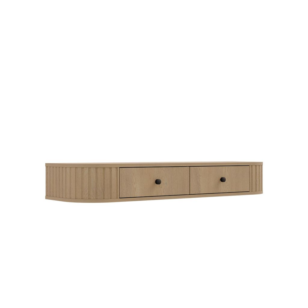 Schminktisch OVARO 123 cm mit Schublade und Ablage – Produktbild 